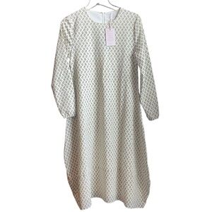 Dainty Jewells Cream and Black Patterned Dress  NWT Size XS